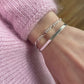 Schlangenarmband flach